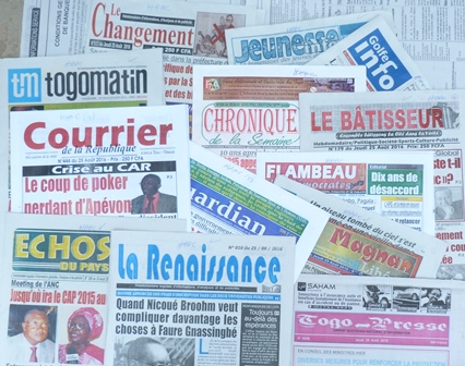 Revue de presse N° 701 du vendredi 26 août 2016