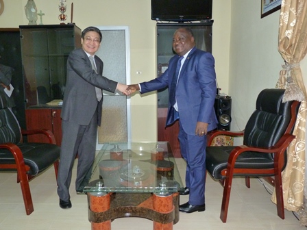 Renforcement du partenariat HAAC-Chine L’Ambassadeur Yuxi LIU reçu par le Président de la HAAC