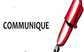 Communiqué conférence de presse avec les médias audiovisuels